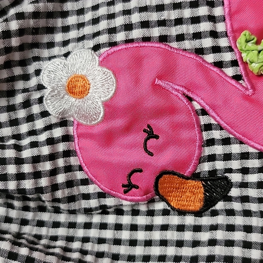 Rare Editions 12 Months Flamingo Dress - Picture 3 of 9